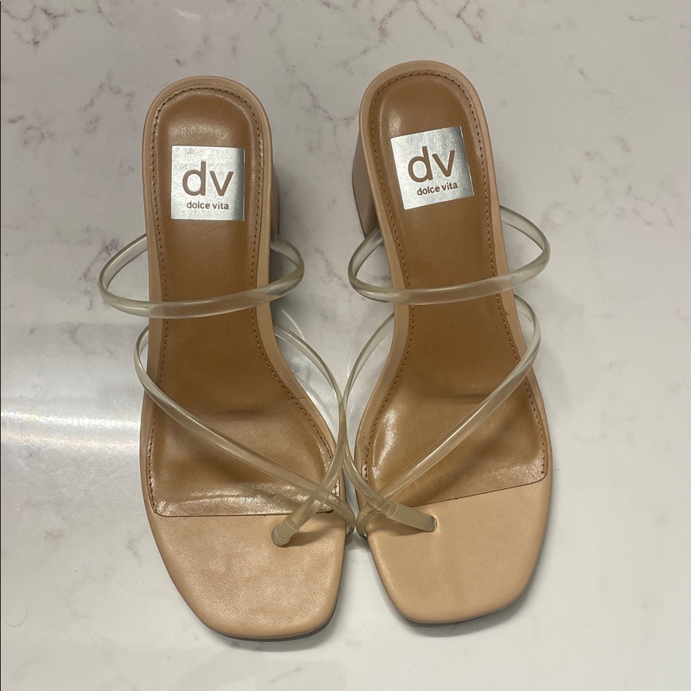 Dolce Vita Women's Clear Strap Sandals